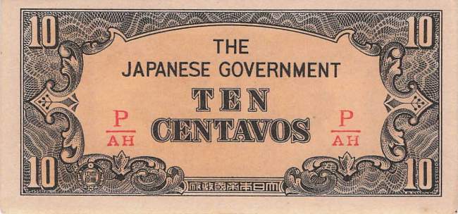 Philippinen 10 Centavos 1942 p.104b